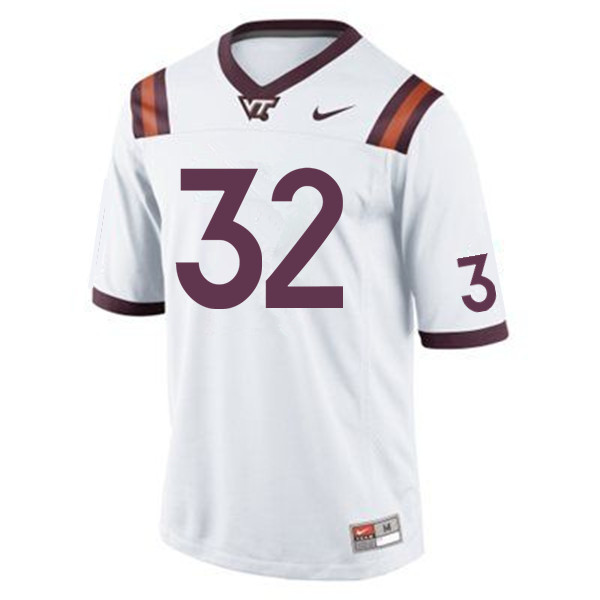 Men #32 Steven Peoples Virginia Tech Hokies College Football Jerseys Sale-Maroon